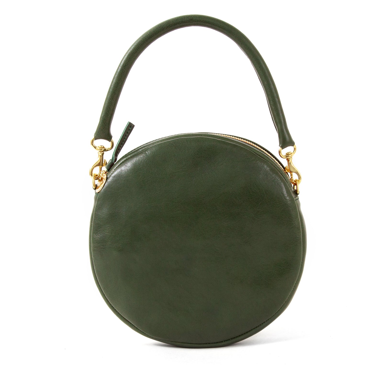 Loden Circle Clutch - Front