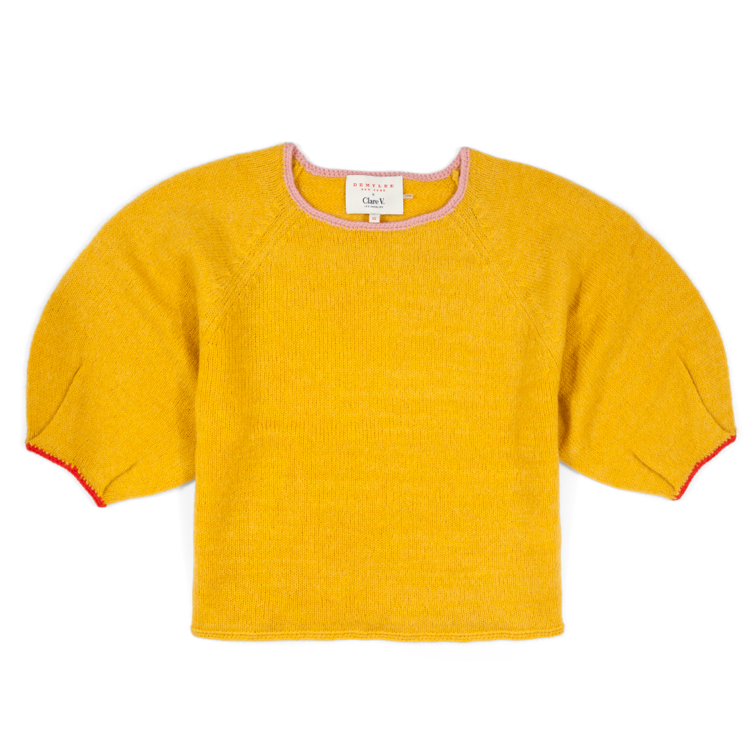 Clare V. x DEMYLEE Le Pouf Sweater