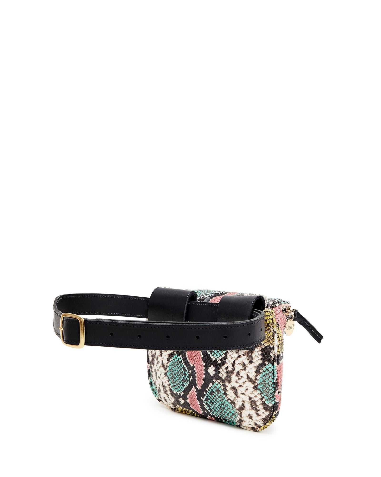 Pastel Painted Snake Fanny Pack - Back