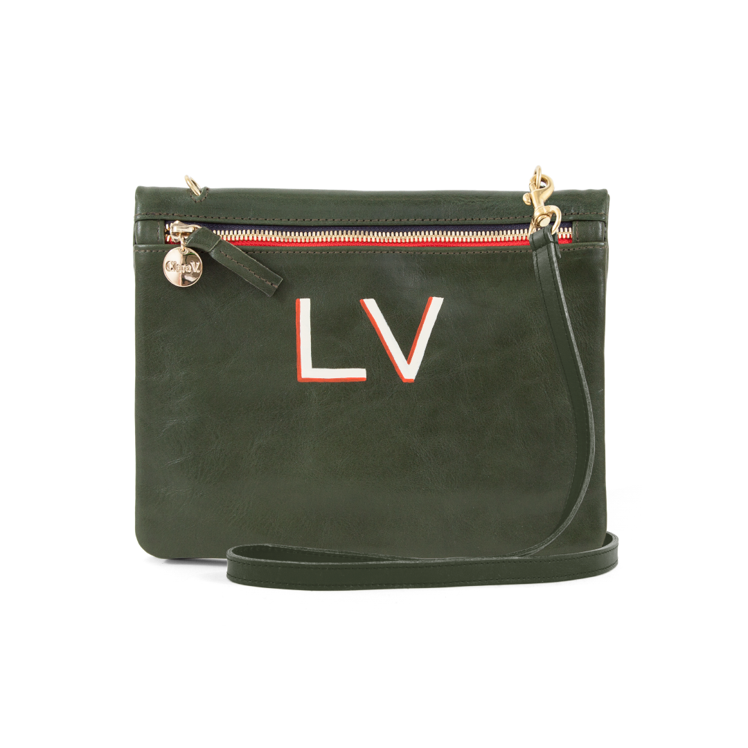 Loden Jumelle with Painted Monogram
