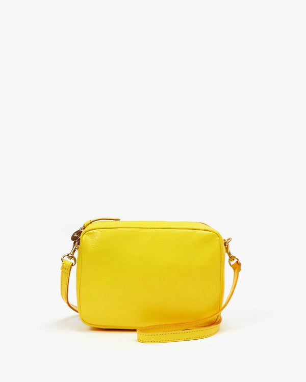 Yellow Woven Alice Maison Bag by Clare V. for $56