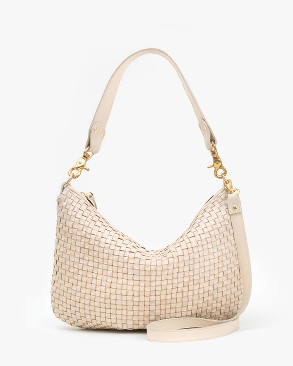 Clare V. Le Zip Sac w/ Front Pocket Cream Perf — Aggregate Supply