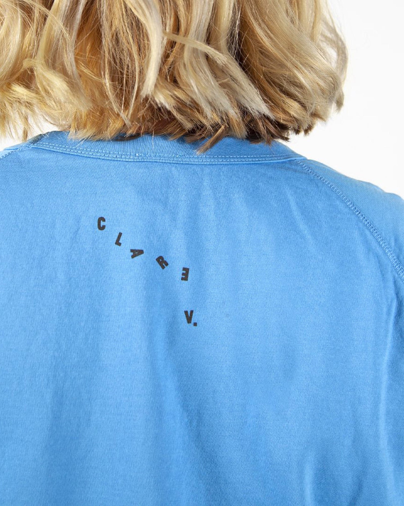 Blue Masculin Feminin Sweatshirt on Brooke  - Detail