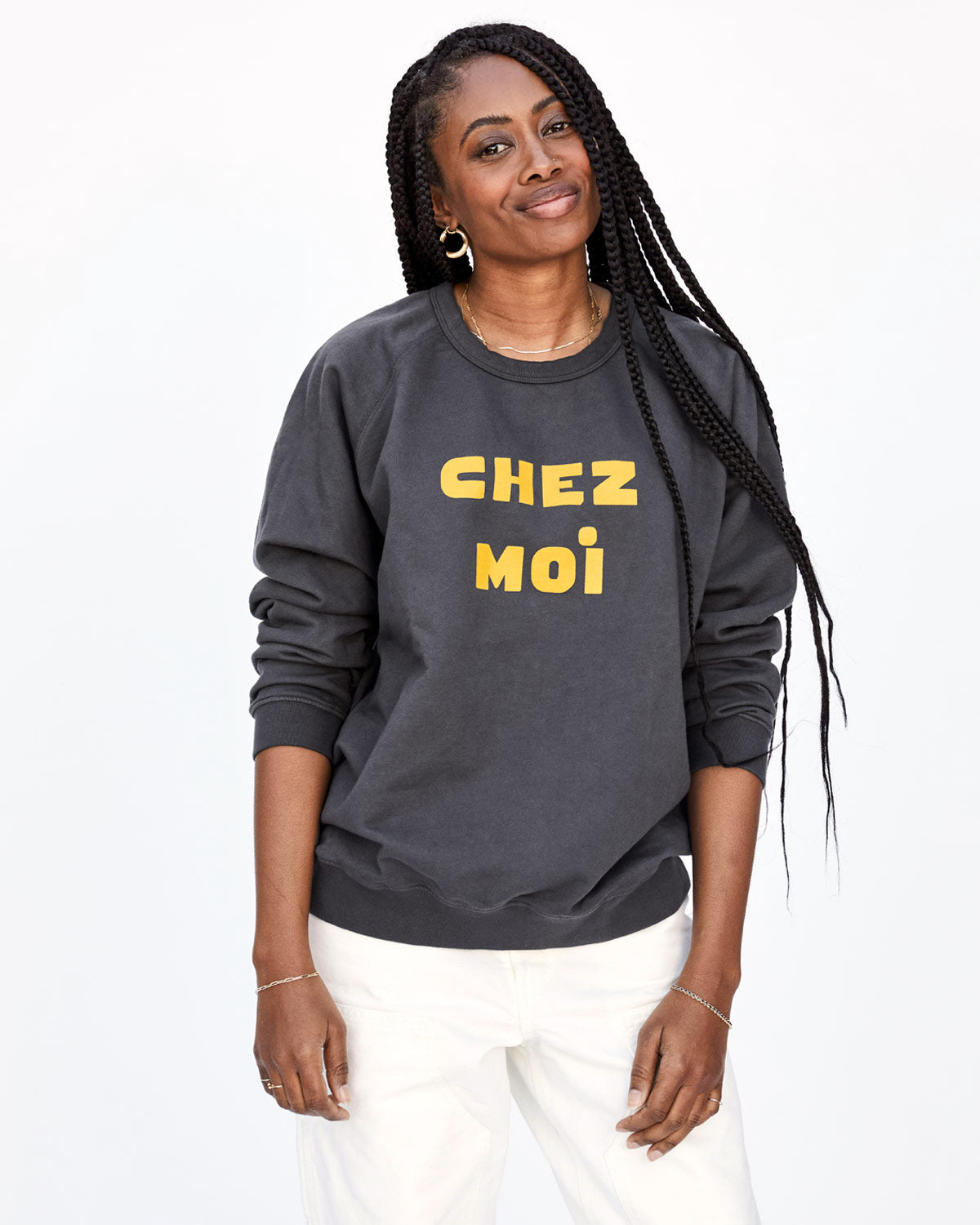 Sweatshirt - Charcoal Chez Moi Chez Toi